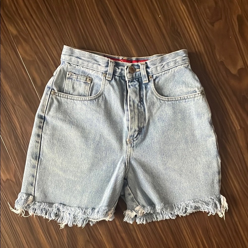 Light Blue Denim Women's Shorts